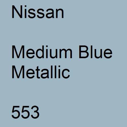 Nissan, Medium Blue Metallic, 553.